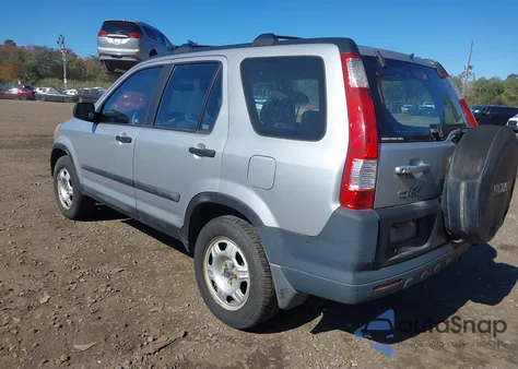2005 Honda Cr-V Lx из США, поврежденный, VIN SHSRD78545U342881